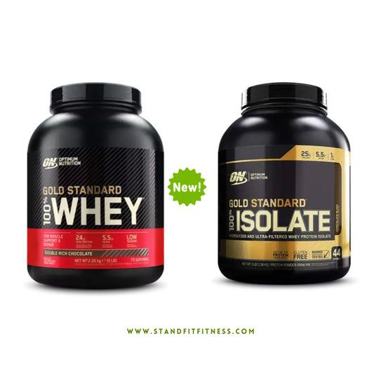 Difference between the whey protein and isolate