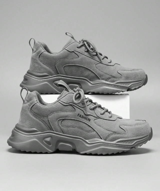 StandFit Men’s Vintage Chunky Lace-Up Sneakers