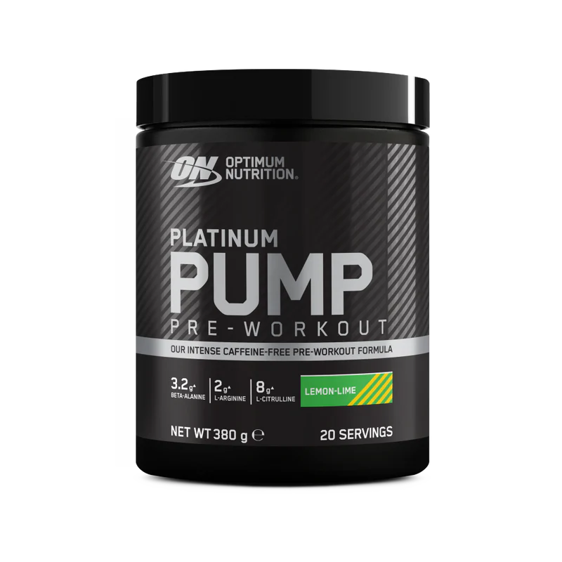 Platinum Pump Pre-Workout Caffeine-Free Powder - 380g (20 Servings)