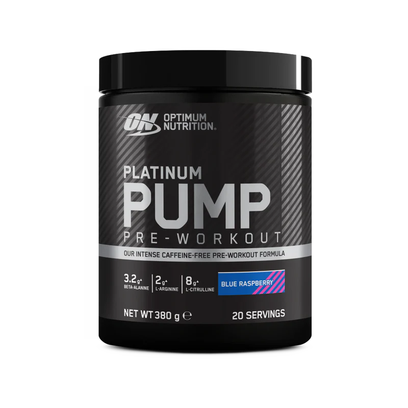 Platinum Pump Pre-Workout Caffeine-Free Powder - 380g (20 Servings)