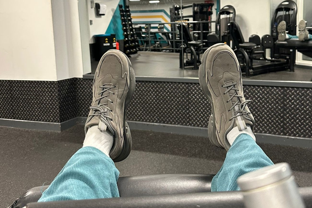 StandFit Men’s Vintage Chunky Lace-Up Sneakers